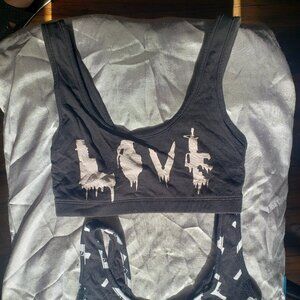 Blackheart and See You Monday Medium Sportsbra